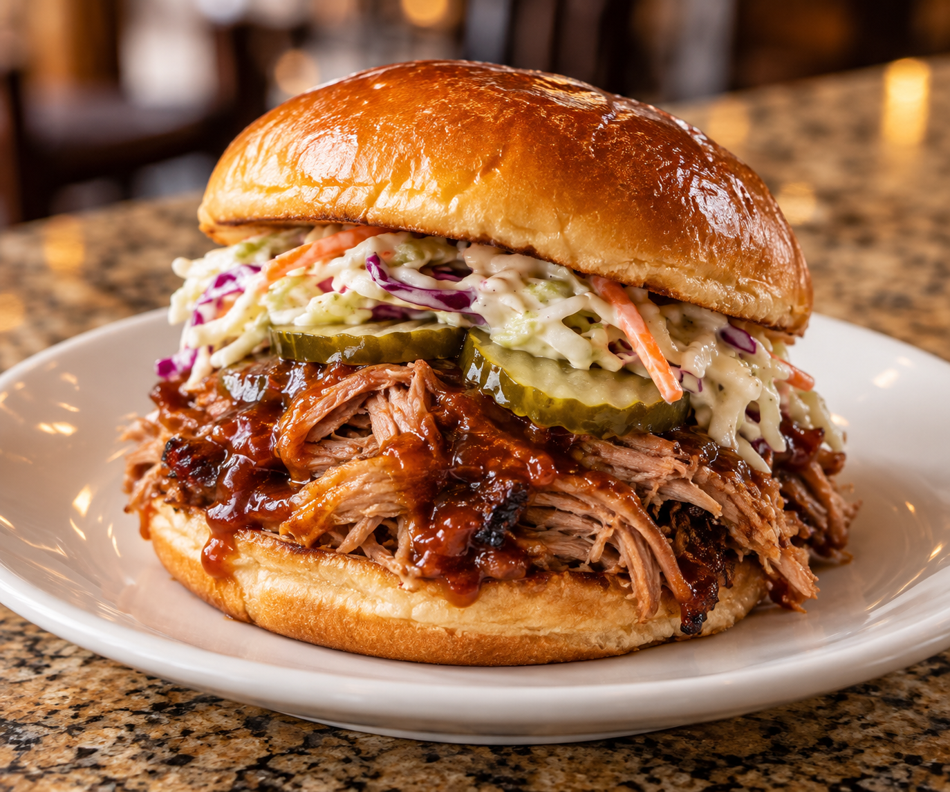 Pull Pork Burger
